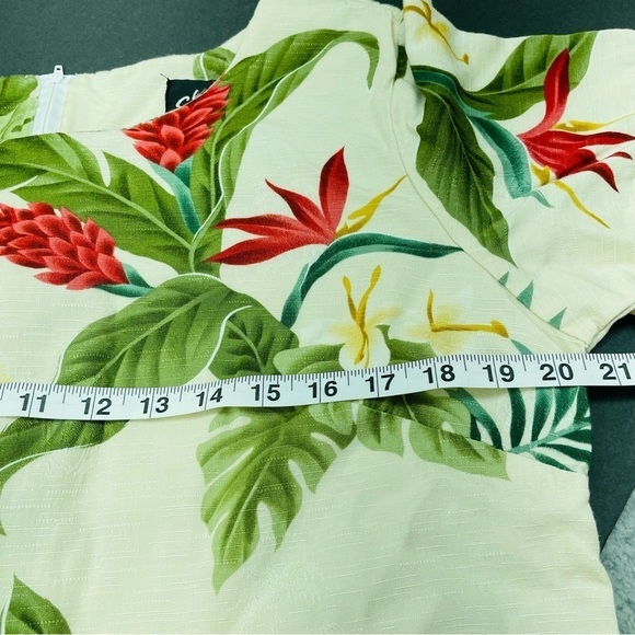 Shannon Marie Maxi Dress women's L Tropical Floral Print Made in Hawaii Summery - Picture 8 of 11
